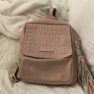 Blush pink backpack